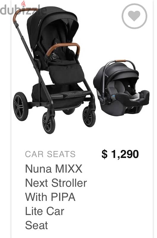 Nuna Mixx Stroller + Base + Car seat 0