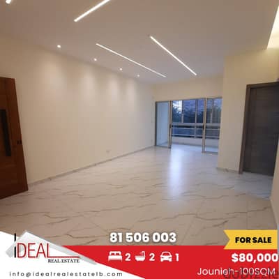 100 square meter renovated apartment for sale in Jounieh REF#JH17367