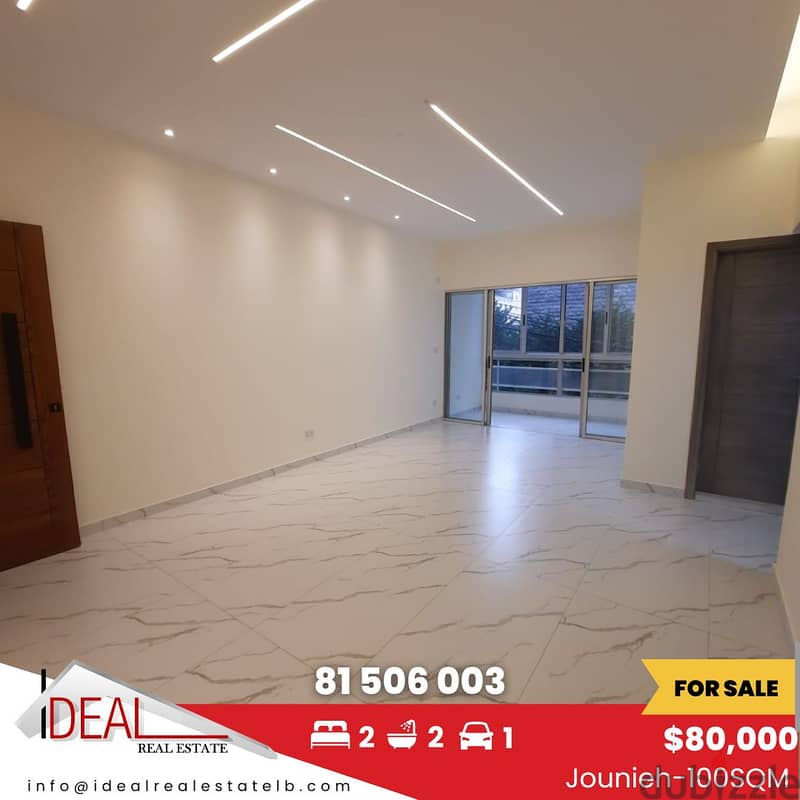 100 square meter renovated apartment for sale in Jounieh REF#JH17367 0