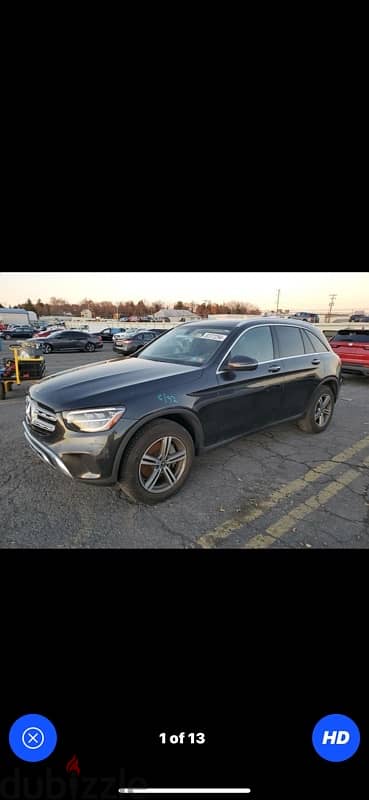 Mercedes GLC300 2020 4matic, panoramic, 81/882165 مجمرك خالص