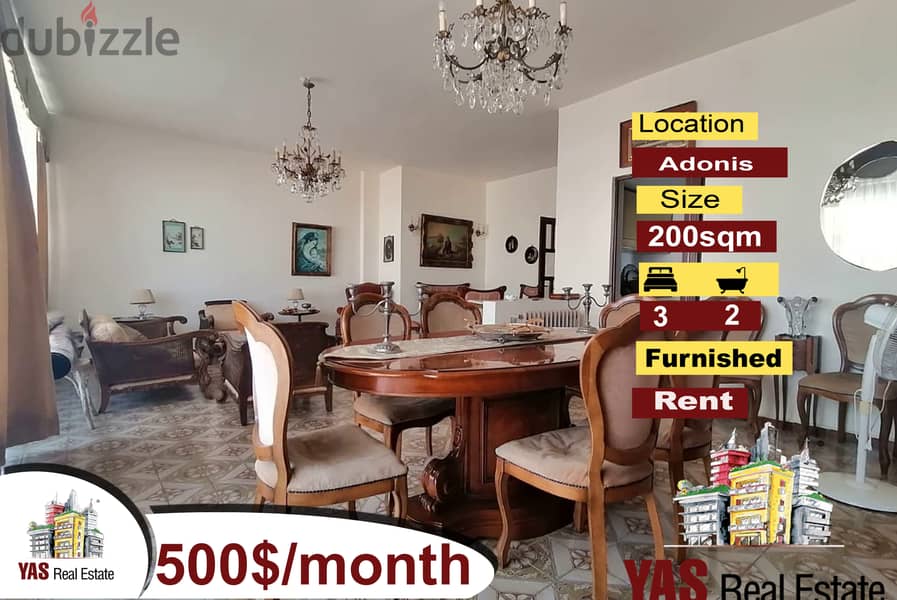 Adonis 200m2  | Rent | Fully Furnished | Prime Location | IV/EL 0