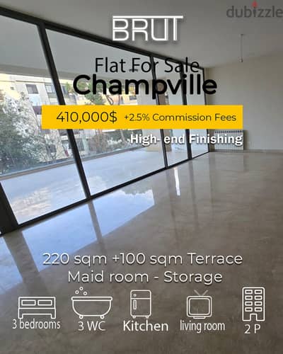 High end apartment for sale in Champville - Prime