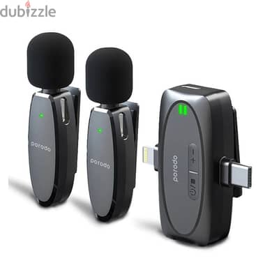 Porodo Lavalier Double Microphones