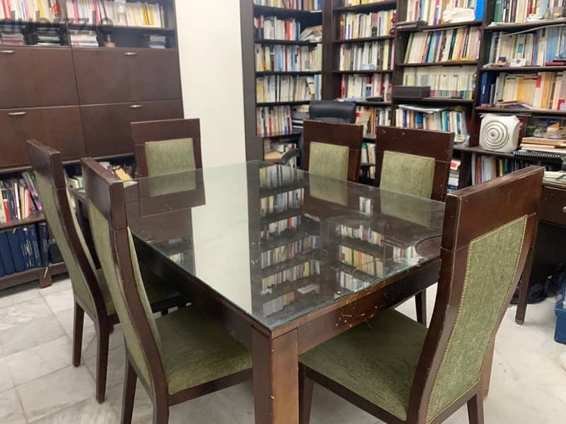 dinning table with chairs 2