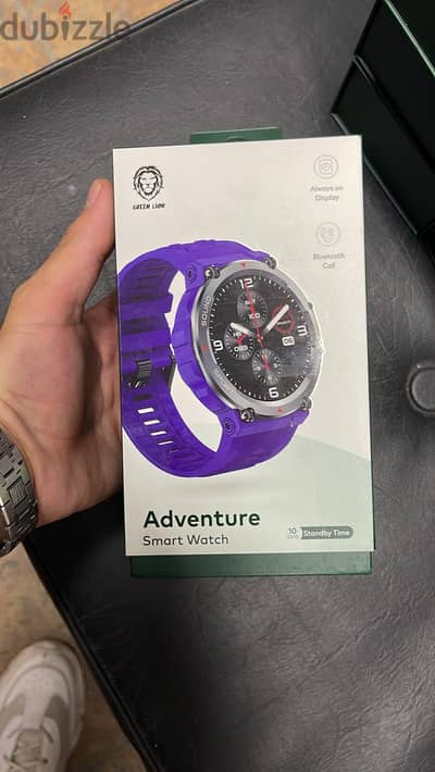 Green lion Adventure watch purple best & original offer