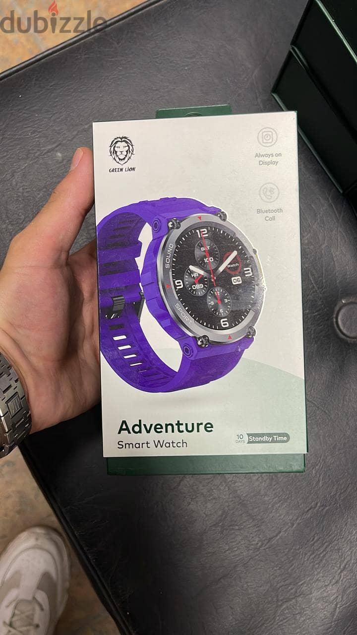 Green lion Adventure watch purple best & original offer 0