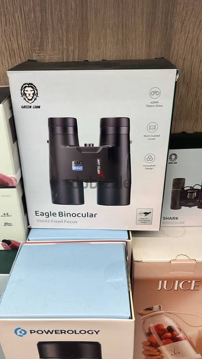 Green lion eagle binocular