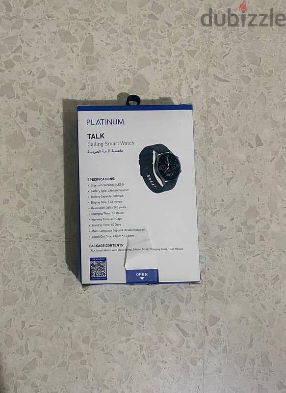 PLATINUM SMART WATCH 1