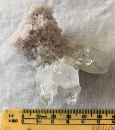 Apophyllite quartz cluster from india. See size in picture