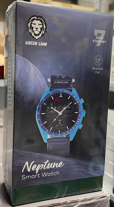 Green Lion Journey to Neptune Smart Watch - Blue great & last offer