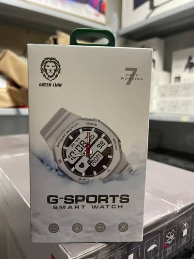 Green lion G-sports smart watch white great & best offer