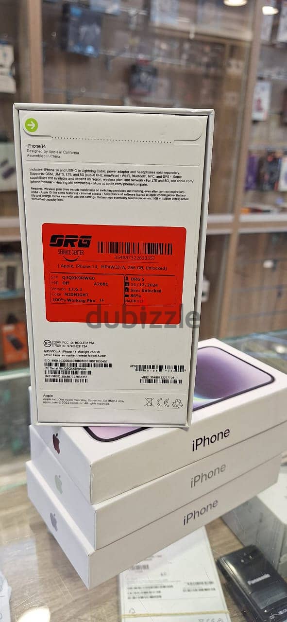 IPhone 14 256gb midnight open box 1