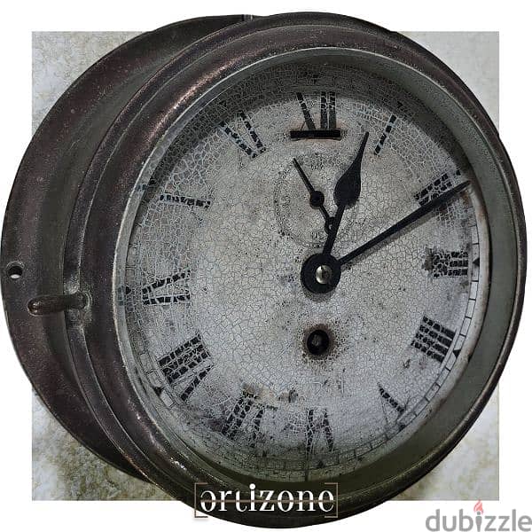 Vintage marine clock ساعة بحرية انتيك 0