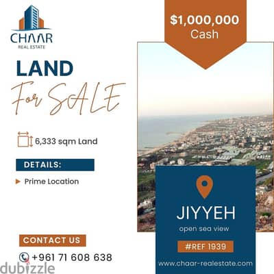 #Ref 1939 - Land for Sale in Jiyyeh