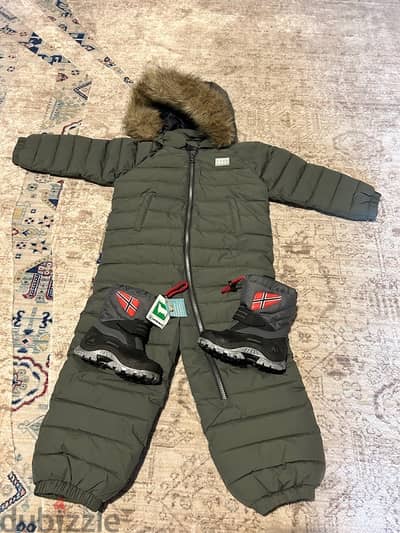 lego wear skiing overall