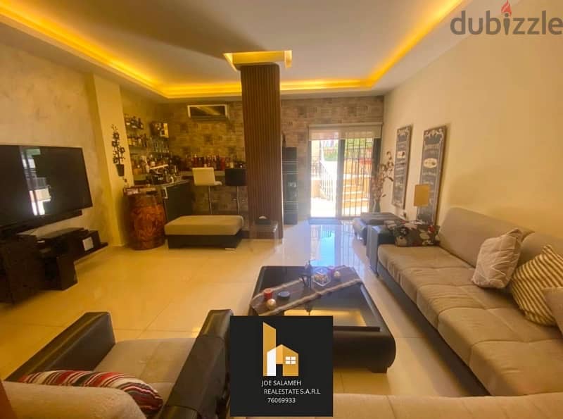 Apartment for sale 145m2+50m2 terrace in Dekwaneh for 145,000$/دكوانة 0