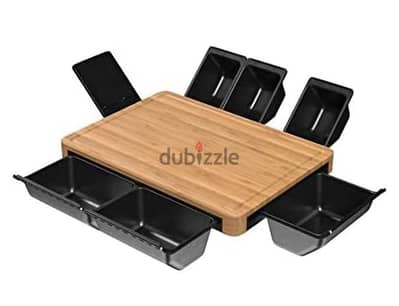 ERNESTO bamboo workstation with containers / 3$ delivery