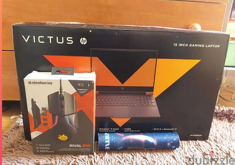 Hp Victus gaming laptop (with mouse) 1