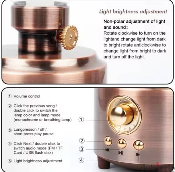 Old Shape light Speaker super special gift 2