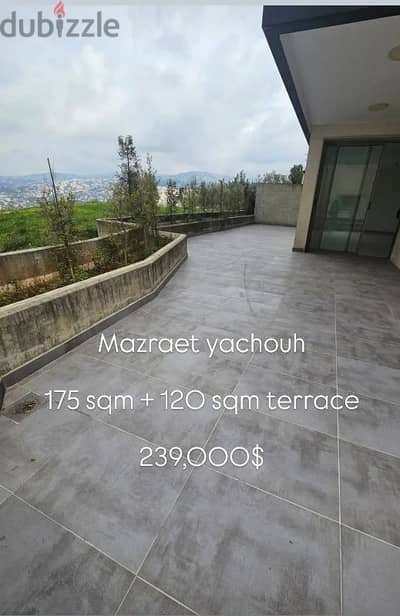 Mazraet Yachouh New 175 sqm + 120 sqm terrace