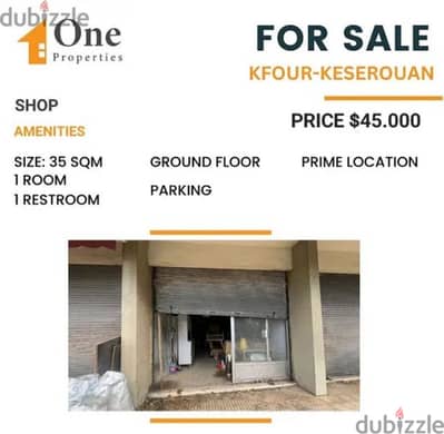 SHOP FOR SALE IN KFOUR