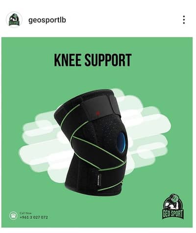 Knee Support GEO sport معدات رياضية متنوعة