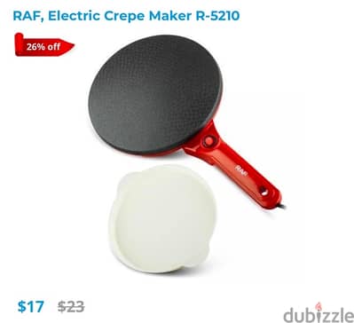 Electric crepe maker