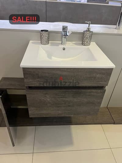 مغاسل انكاستري مع خزانة خشب. countertop sinks,،basin wood cabinet