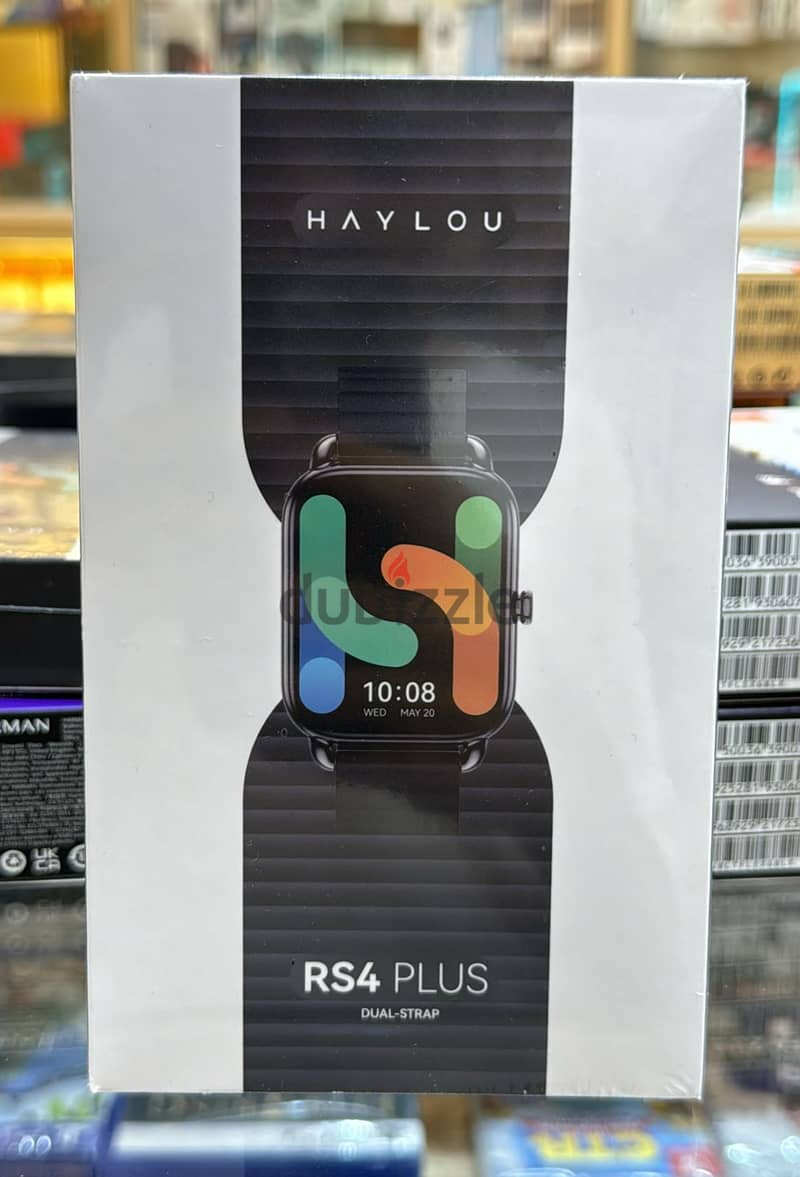 Haylou watch Rs4 plus silver original & good price 0