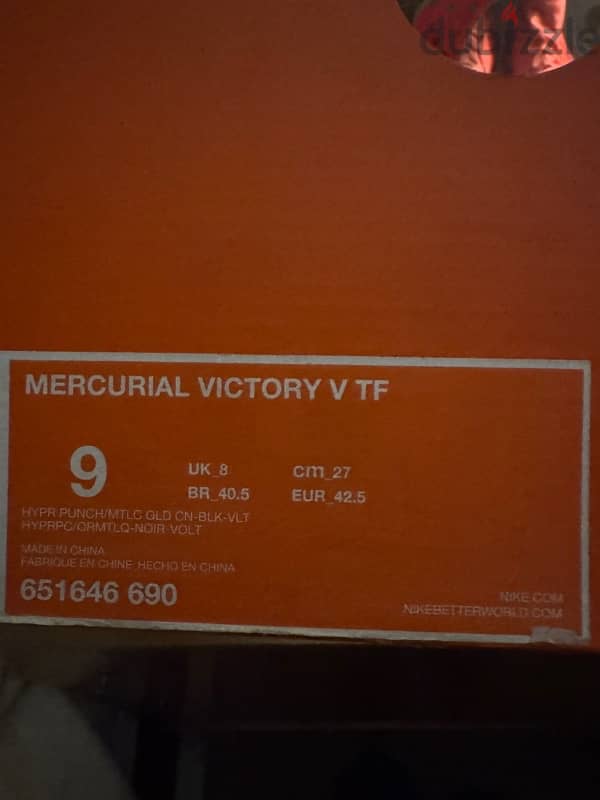 limited worldcup  nike mercurial victory v size 42 2