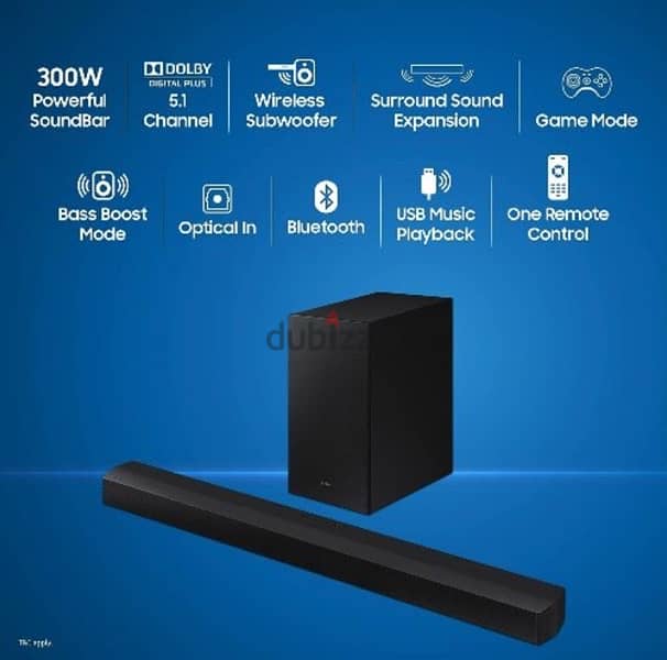 SAMSUNG B450 SOUNDBAR+SUBWOOFER 0