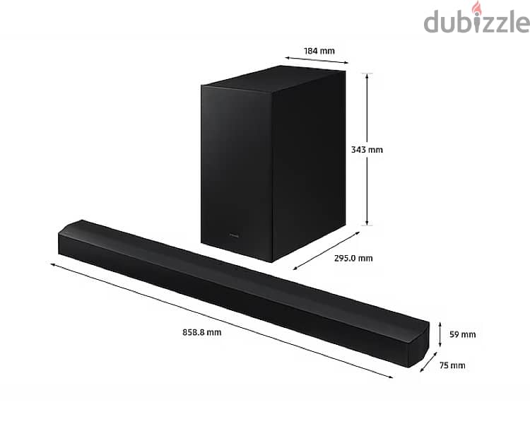 SAMSUNG B450 SOUNDBAR+SUBWOOFER 1