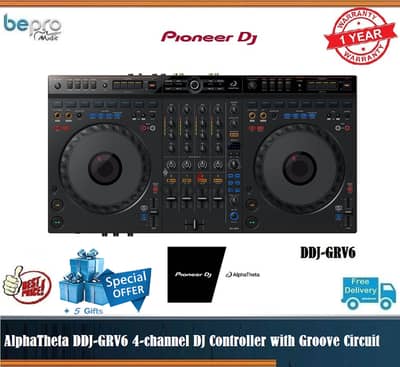 AlphaTheta (Pioneer) DDJ-GRV6 DJ Controller (GRV6)