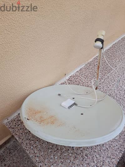 Dish Satellite + Receiver ( Used 1 month ) ستلايت ريسيفر