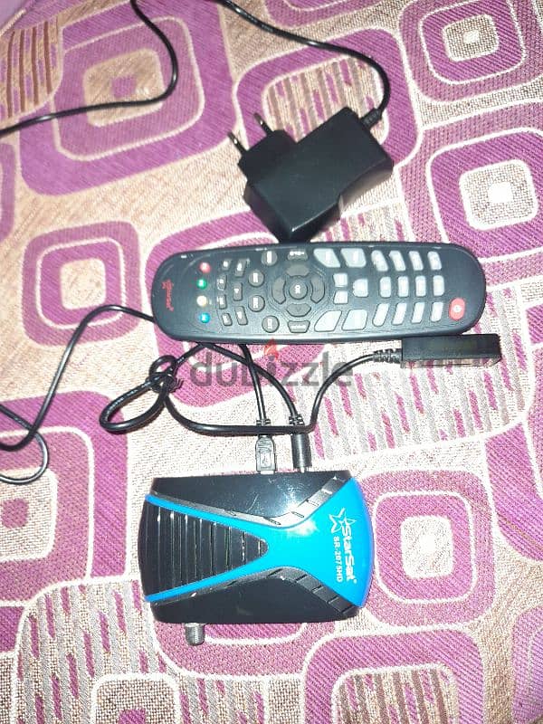 Dish Satellite + Receiver ( Used 1 month ) ستلايت ريسيفر 3