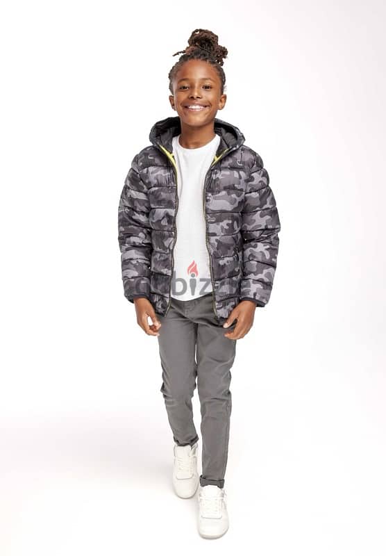 jacket for kids boy; 6-7 years جاكيت عسكري 8