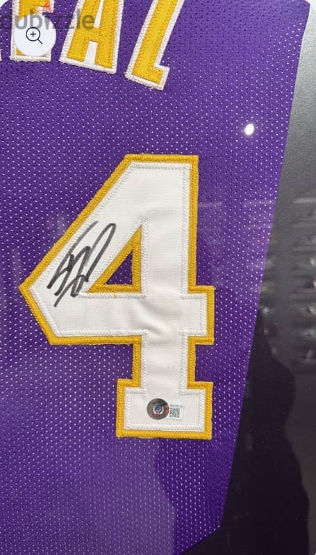 Shaquille O’Neal Signed Los Angeles Lakers Jersey 2