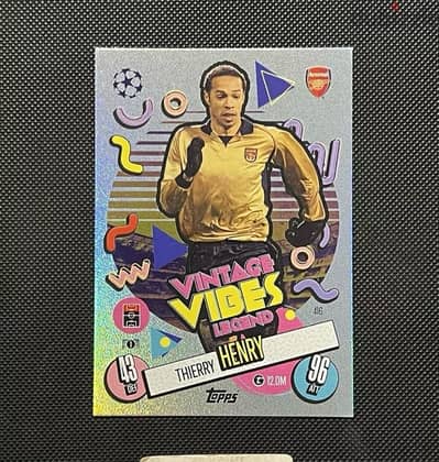 Thierry Henry - 2024-25 Topps Match Attax - Vintage Vibes Legend Foil