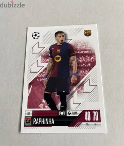 Topps Match Attax 2024/25 Champions League Raphinha Barcelona #151