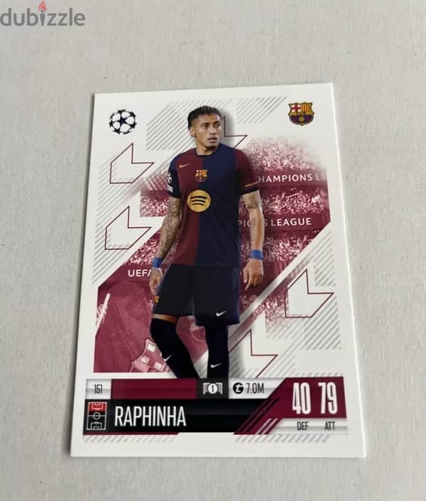 Topps Match Attax 2024/25 Champions League Raphinha Barcelona #151 0