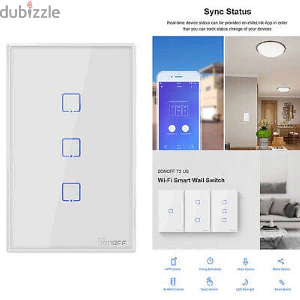 SONOFF TX Series WiFi Smart Wall Light Switches 3