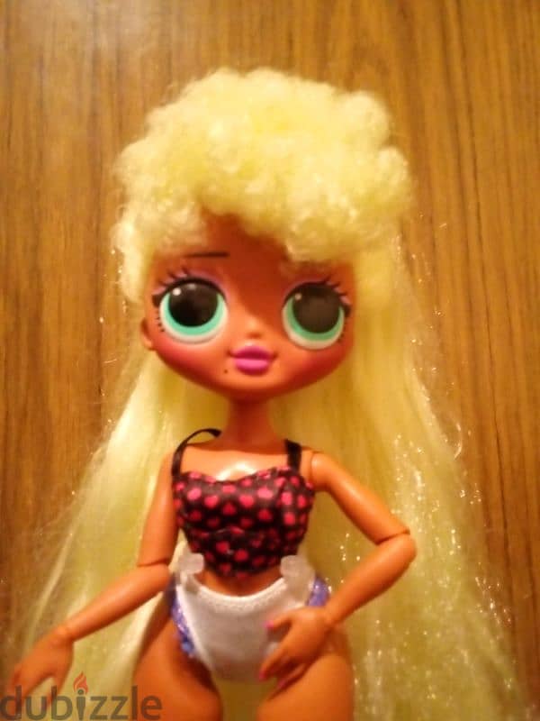 LOL LADY DIVA OMG First Series Great doll long hair Charm Outfit+Boots 1