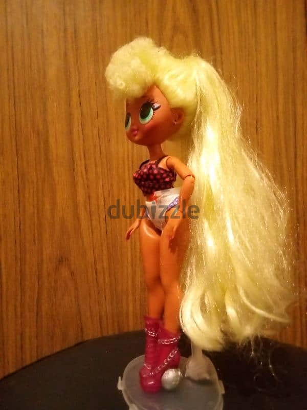 LOL LADY DIVA OMG First Series Great doll long hair Charm Outfit+Boots 9