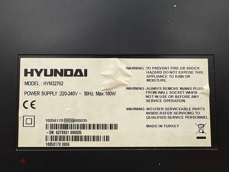 hyundai tv used like new 5