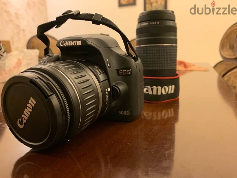 canon camera 15 MP with 3 lenses and tripod and bag 2