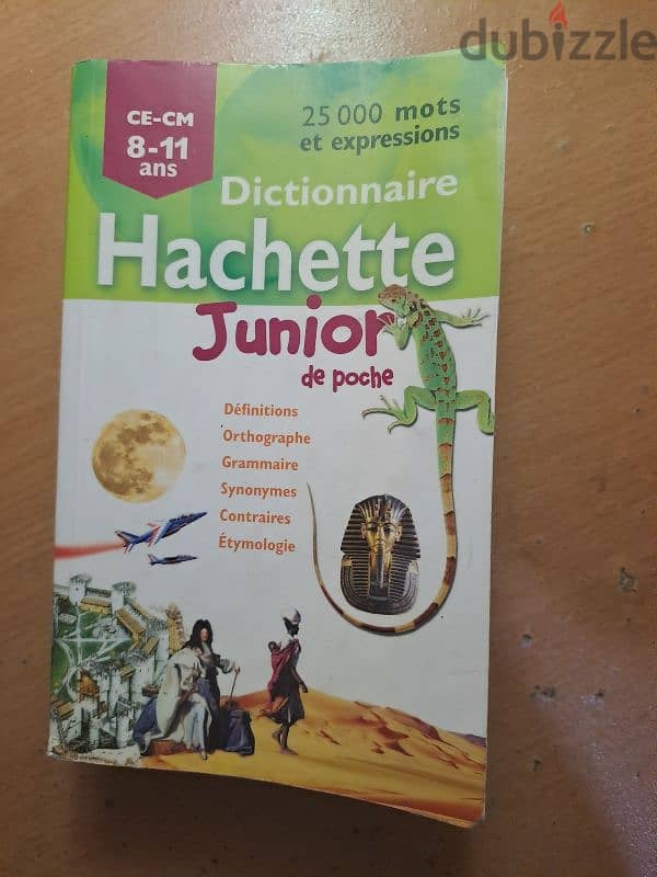 Different books for sale, French Arabic English 10