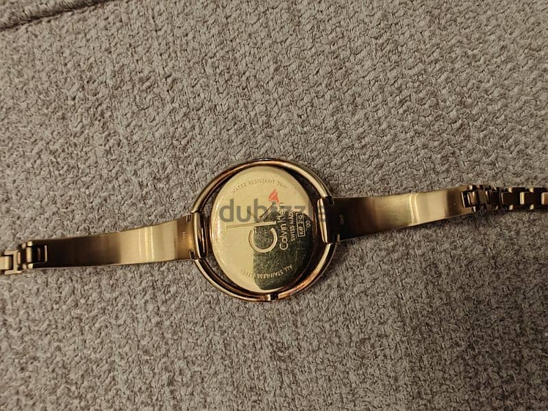 Calvin Klein ladies gold plated watch 4