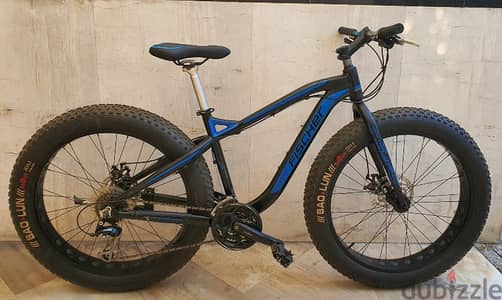 Fisher fat bike made in Germany Aluminium 3x8 Shimano & disc brakes