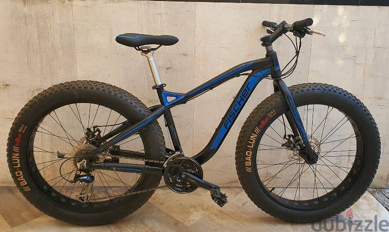 Fisher fat bike made in Germany Aluminium 3x8 Shimano & disc brakes 0