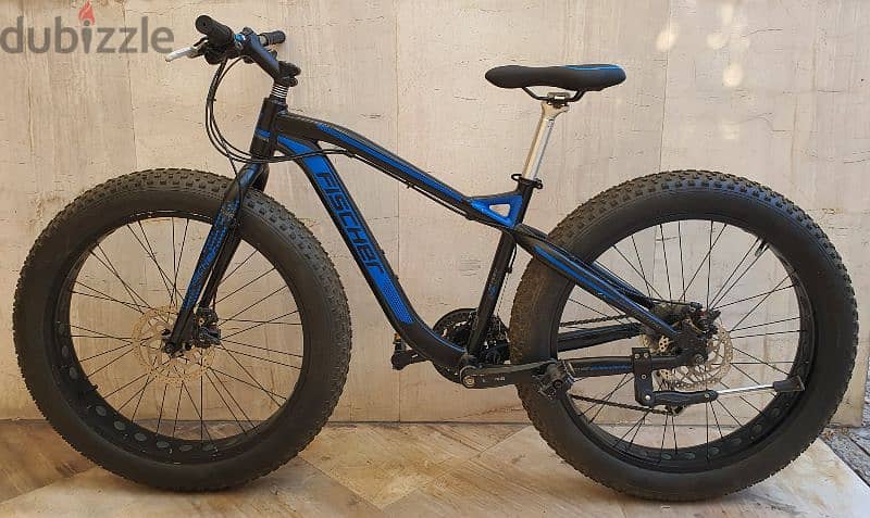 Fisher fat bike made in Germany Aluminium 3x8 Shimano & disc brakes 1